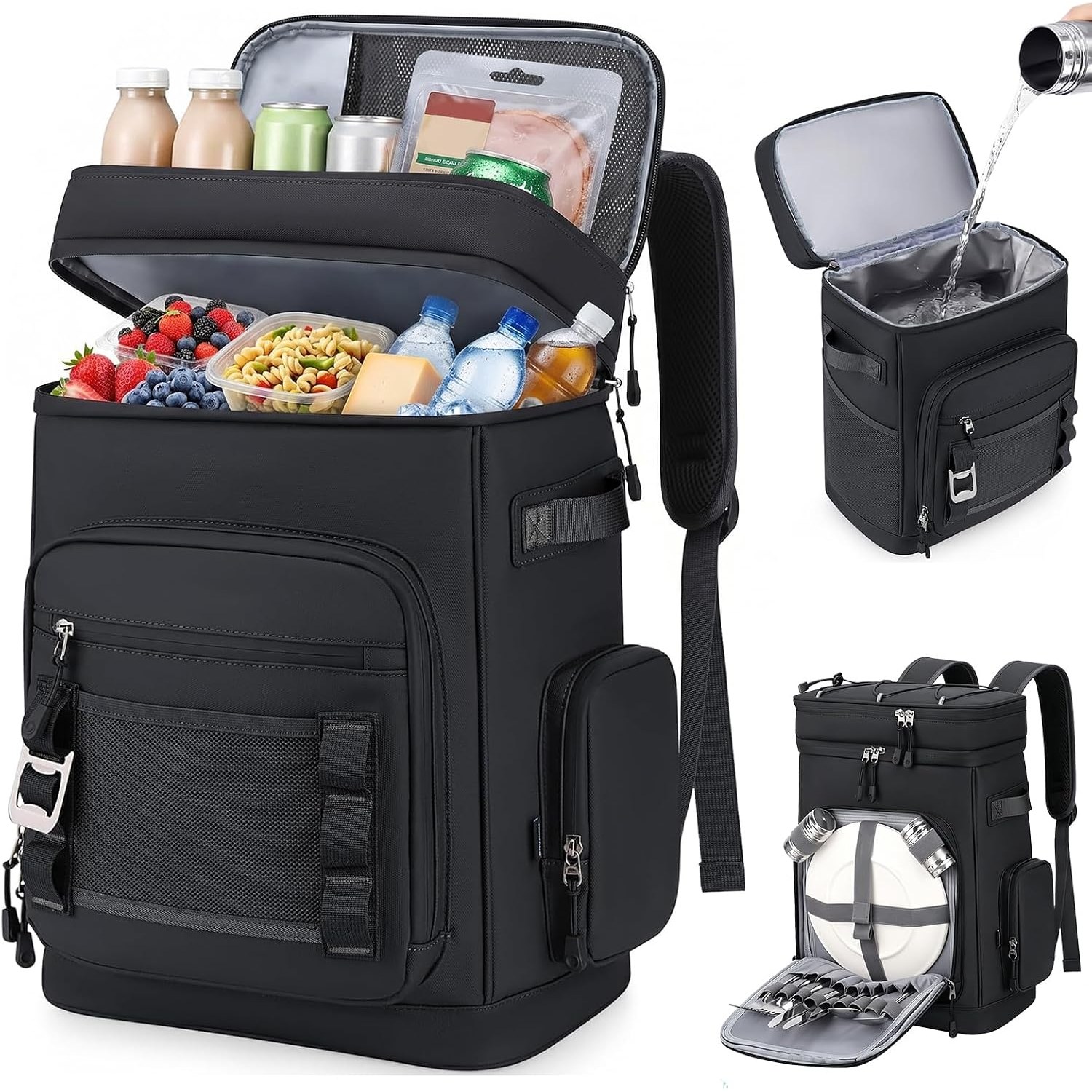 GartWerk black cooler backpack shown from the front