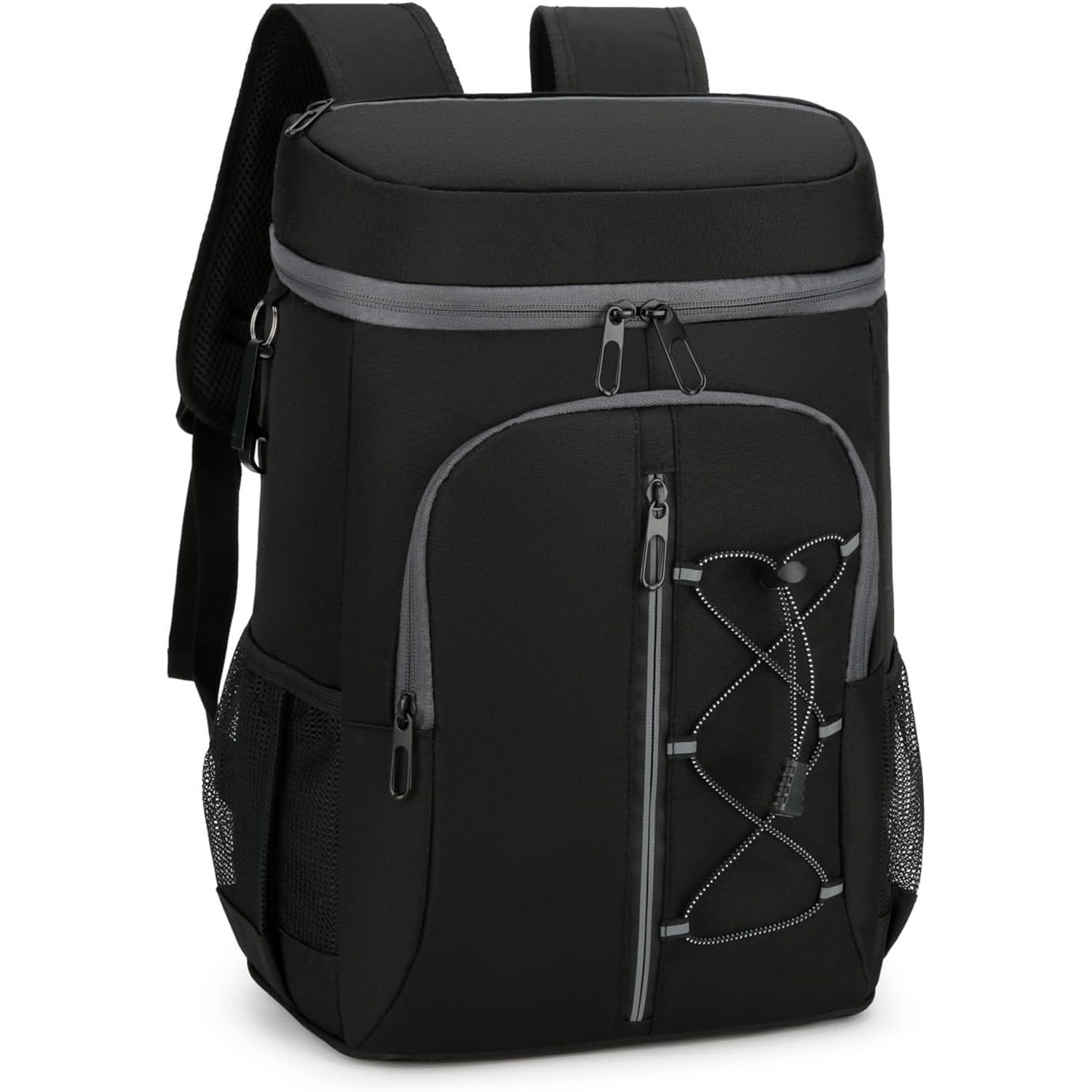 JANSBEN black cooler backpack shown from the front