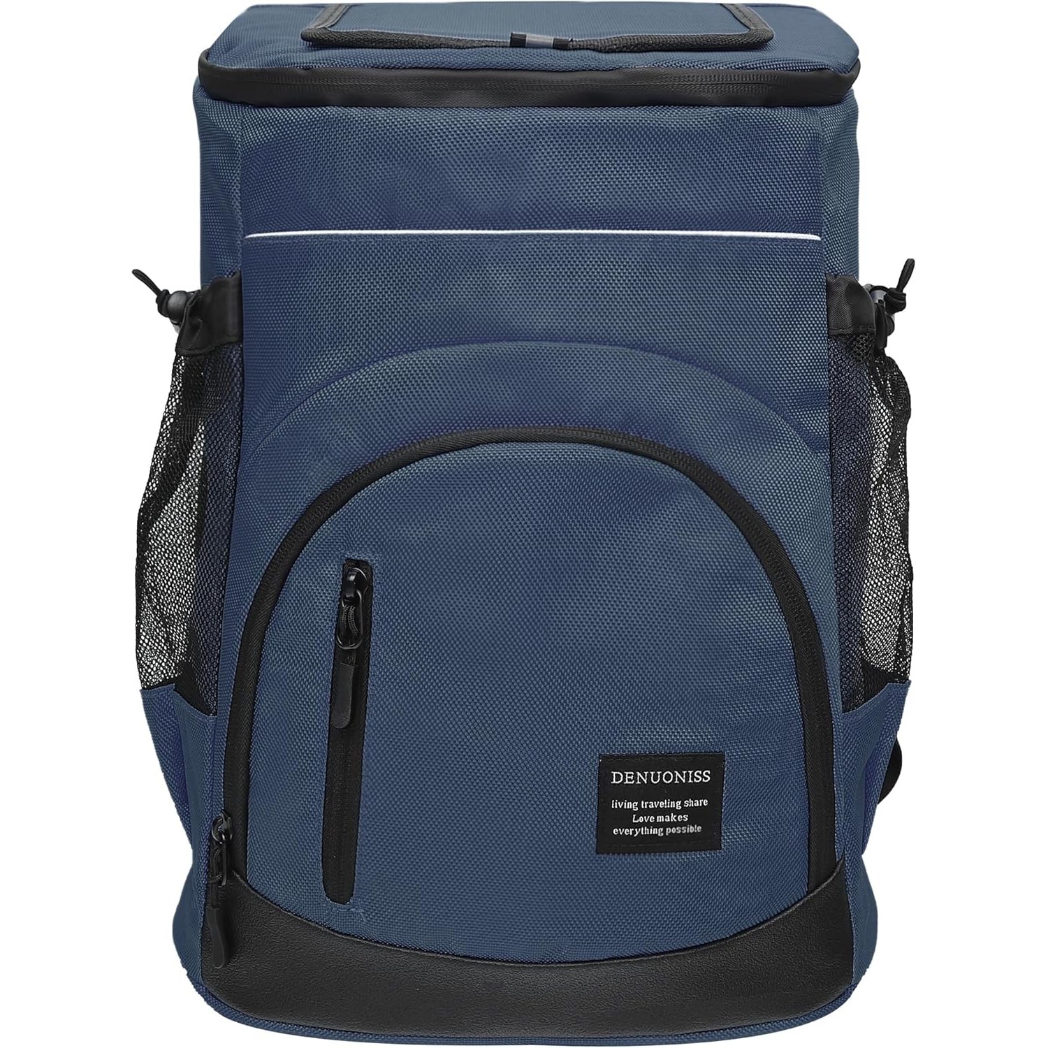 Outplea blue cooler backpack shown from the front